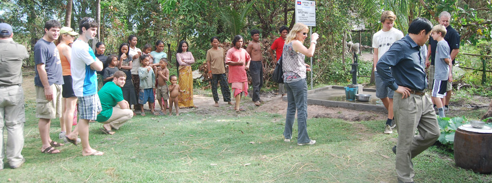 Well inspection at Tany village